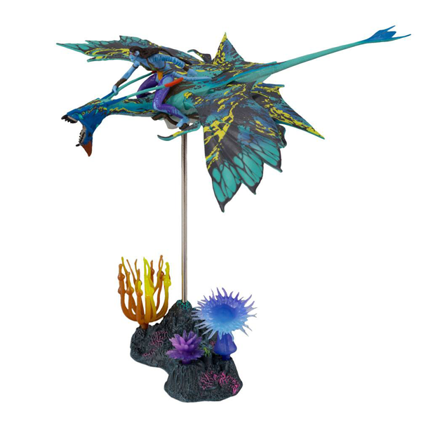 Action Figur - Avatar 2 The Way of Water - World of Pandora - Banshee Rider Neytiri