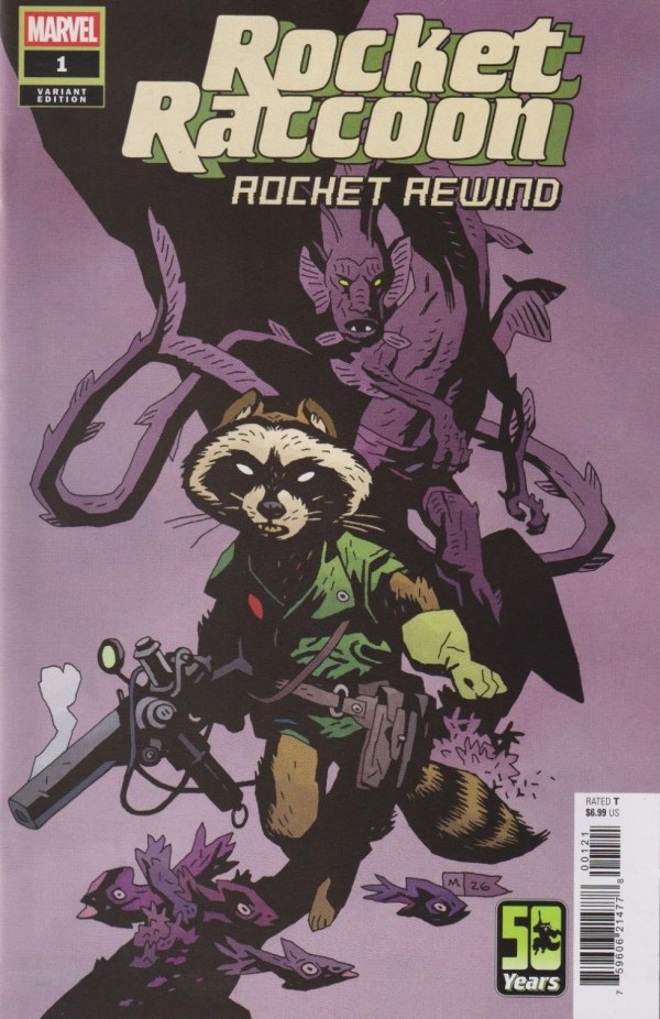 Rocket Raccoon: Rocket Rewind #1 Mike Mignola Variant