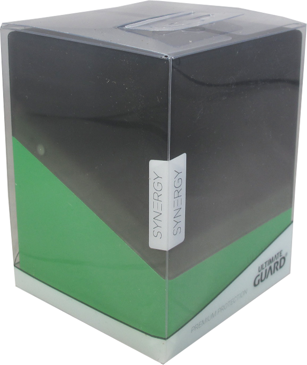 Ultimate Guard - Boulder Deck Case 100+ - SYNERGY - Black/Green