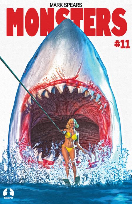 MARK SPEARS MONSTERS #11 CVR C MARK SPEARS SHARK WEEK JAWS 2 HOMAGE VAR