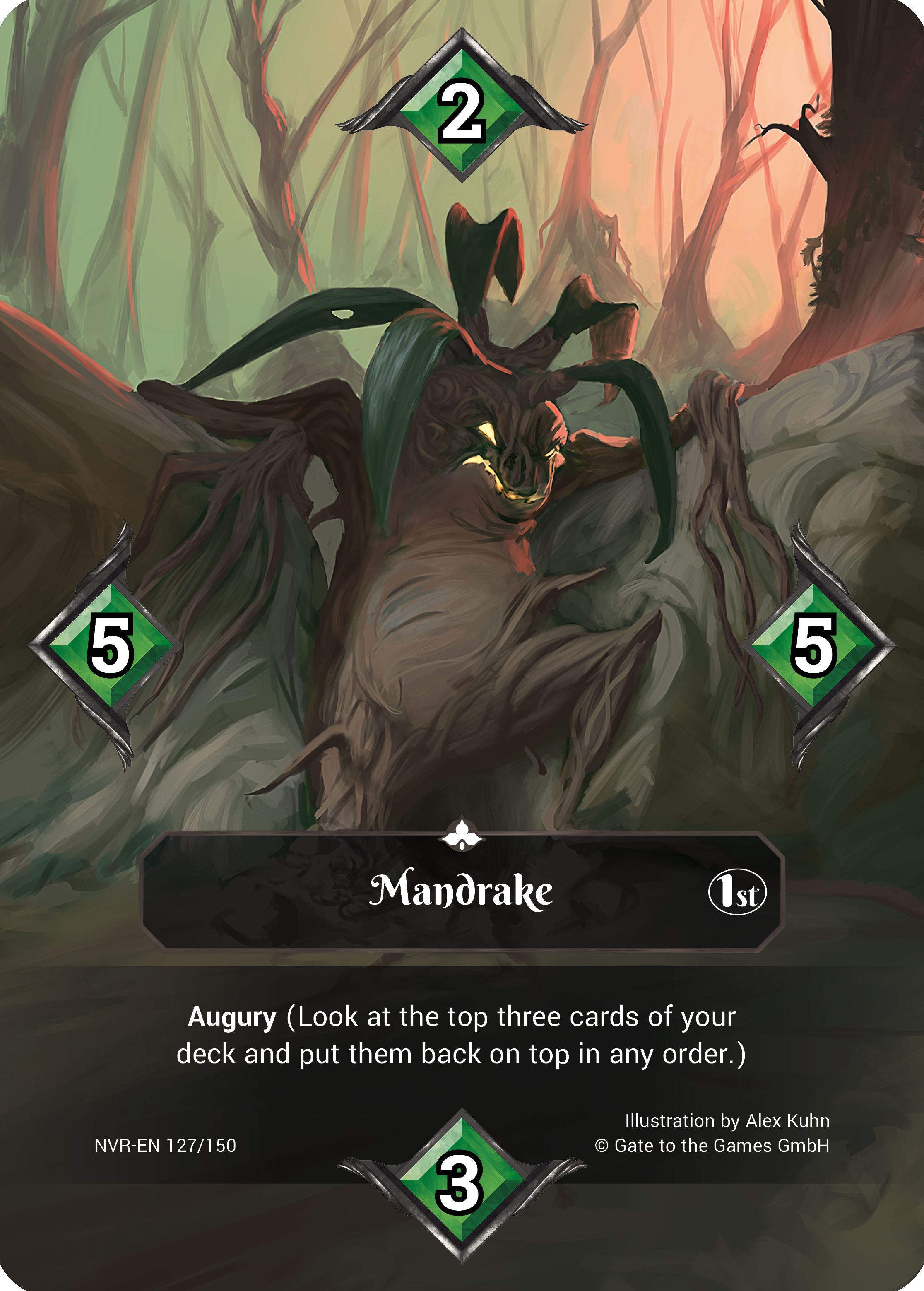 Mandrake 127/150 Common  - Alpha 1. Edition EN