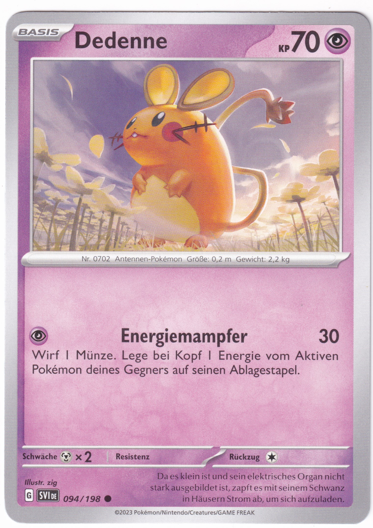 Dedenne 094/198 Common - Karmesin & Purpur Deutsch