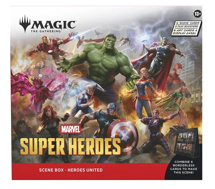 Magic Marvel Super Heroes Scene Box - Heroes United englisch