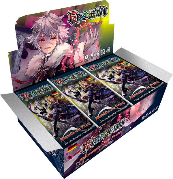 Force of Will Alice Wie alles begann IV  - Attoraktia - Der Prolog Booster Display Nachauflage  deut