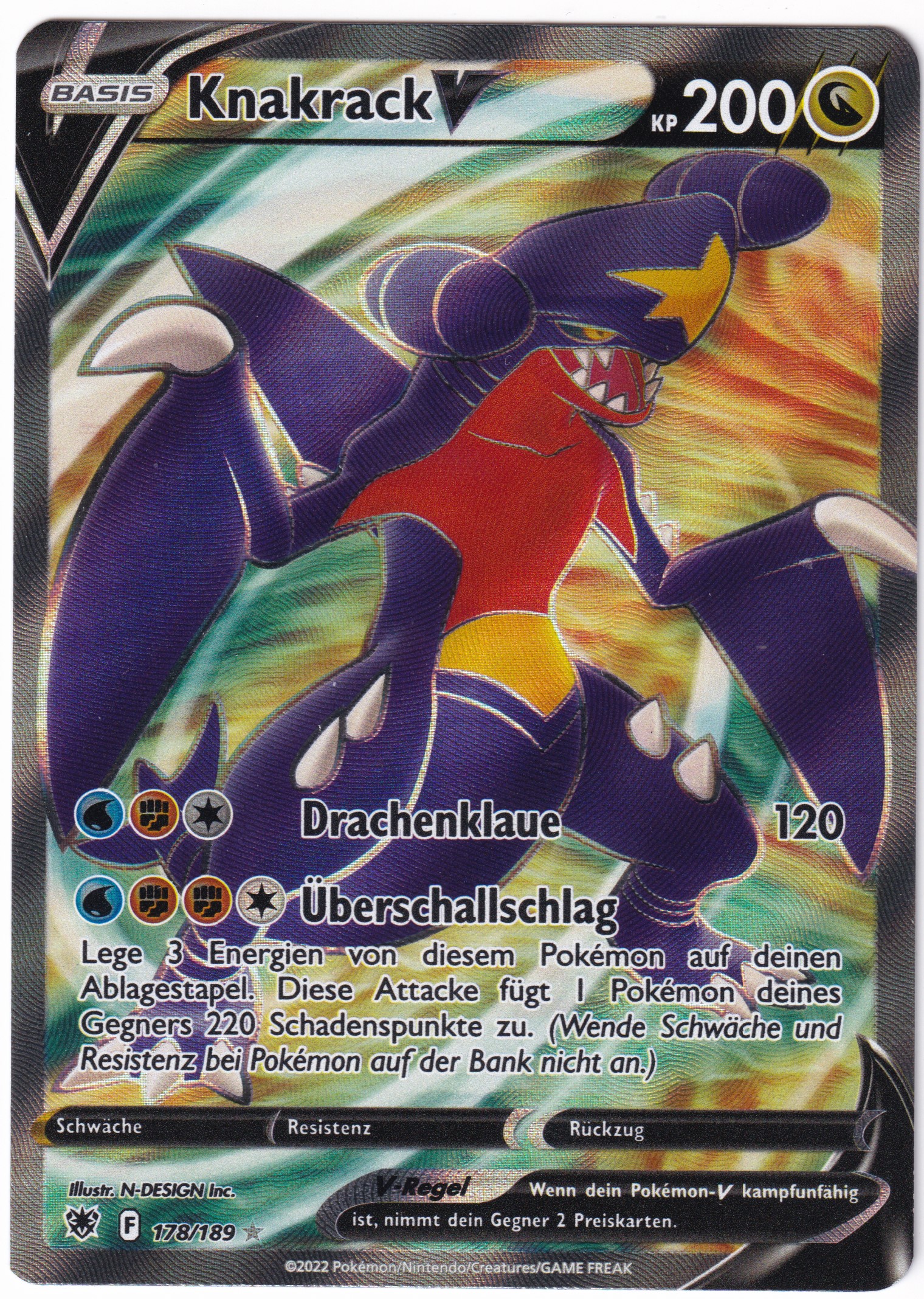 Knakrack-V 178 /189 Ultra Rare - Astralglanz Deutsch