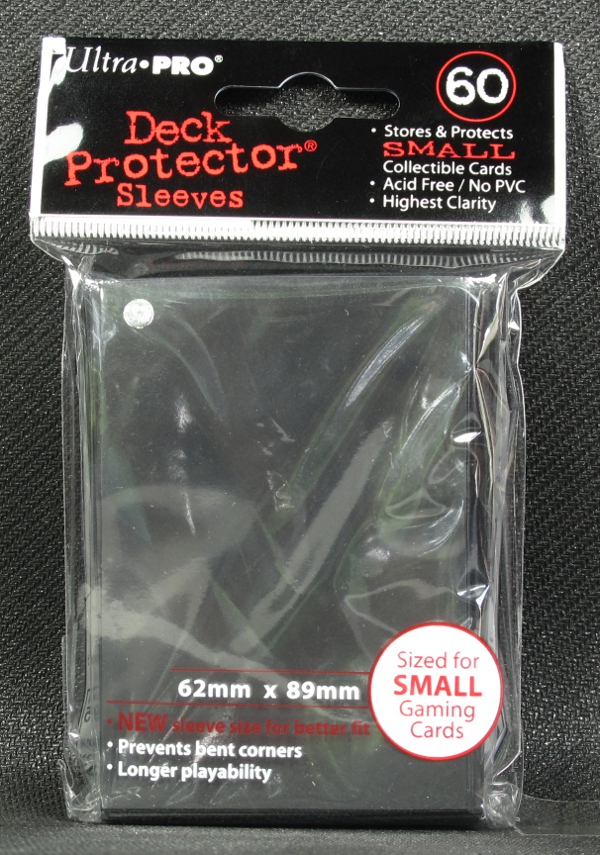 Ultra Pro - Small - Black - 60 Hüllen - Deck Protector Sleeves