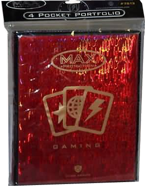 Max Protection - 4 Pocket Portfolio - Red