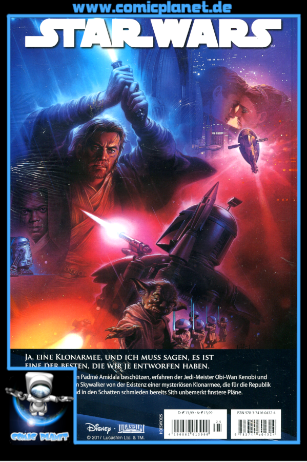 Star Wars Comic-Kollektion Band 25 (HC) - Episode II: Angriff der Klonkrieger