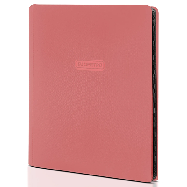 Evoretro 9-Pocket Zipper Binder - Pink
