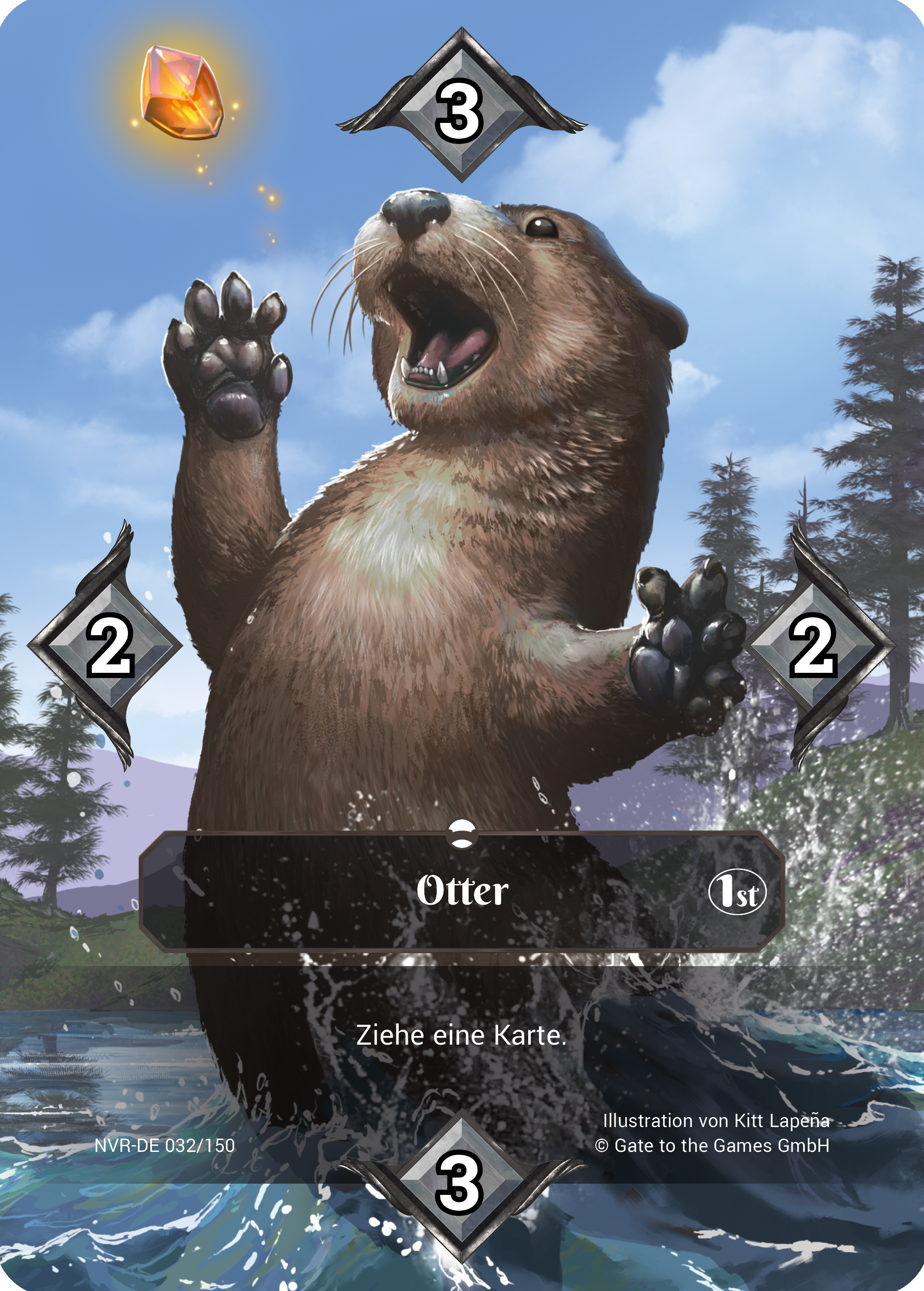 Otter 032/150 Common  - Alpha 1. Edition DE
