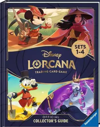 Disney Lorcana Official Collector´s Guide Set 1-4 englisch