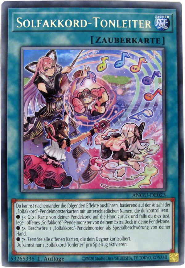 ANGU-DE023 Solfakkord-Tonleiter Rare deutsch