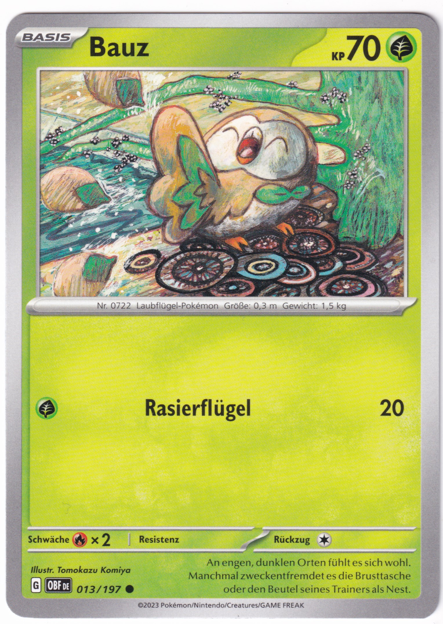 Bauz 013/197 Common - Obsidian Flammen Deutsch
