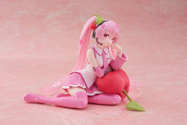 Figur - Hatsune Miku - Desktop Cute Figure - Cherry Cushion Ver.