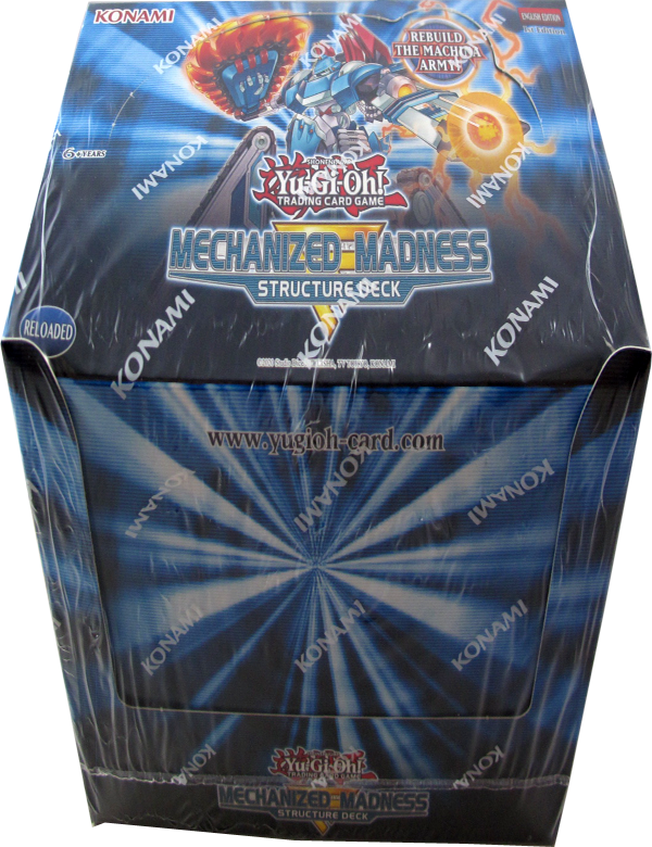 Yu-Gi-Oh! Mechanized Madness Structure Deck Display englisch