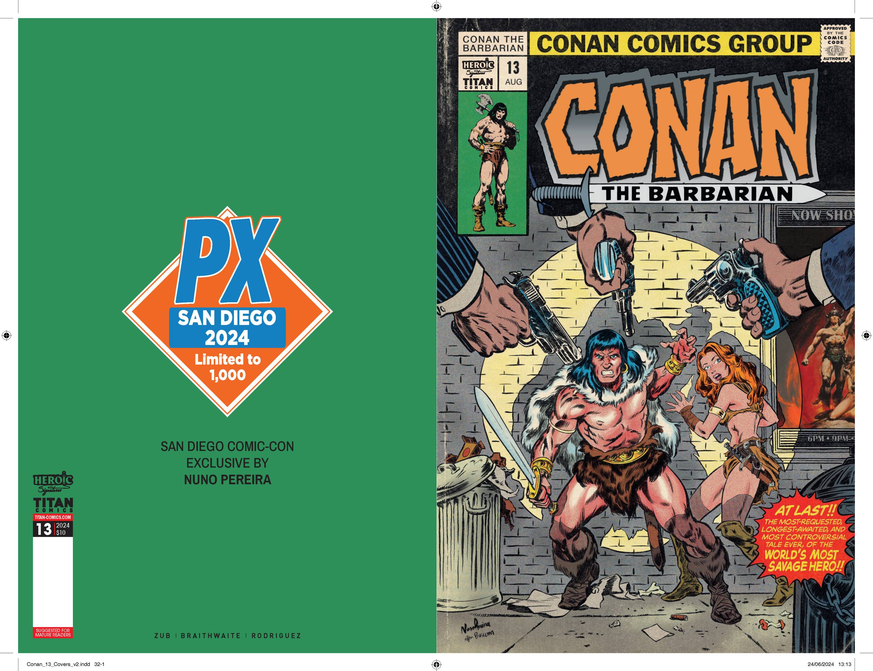 CONAN BARBARIAN #13 PX VAR (SDCC 2024)