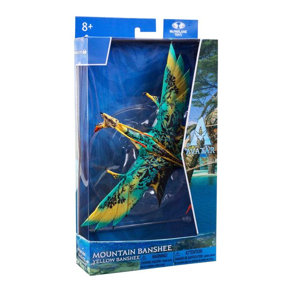 Action Figur - Avatar 2 The Way of Water - World of Pandora - Mountain Banshee - Yellow Banshee