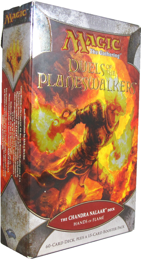 Magic the Gaterhing - Duels of the Planeswalkers - The Chandra Nalaar Deck - Hands of Flame - englis