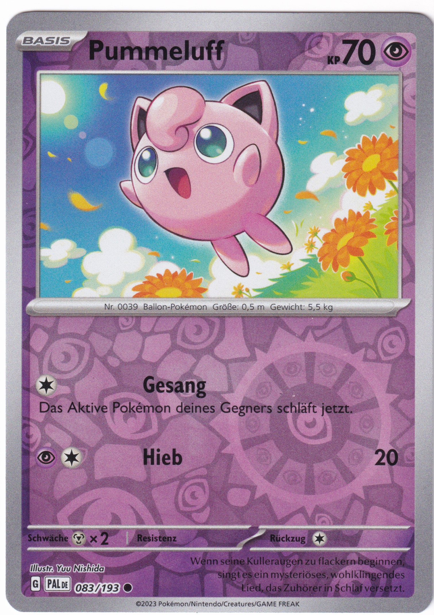 Pummeluff 083/193 Common Reverse Holo - Entwicklungen in Paldea Deutsch