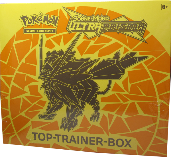 Pokemon Sonne & Mond Ultra-Prisma Top-Trainer-Box (Orange)