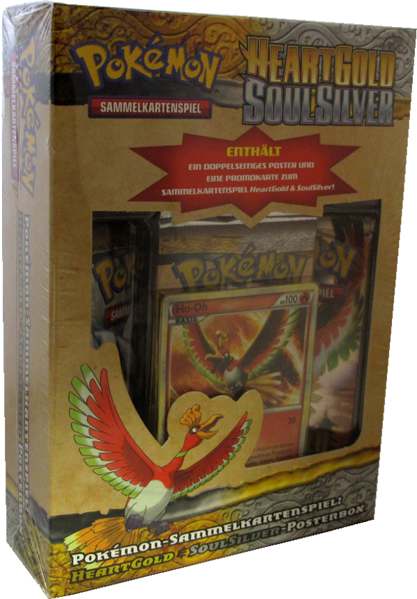 Pokemon HeartGold & SoulSilver Ho-Oh Posterbox deutsch