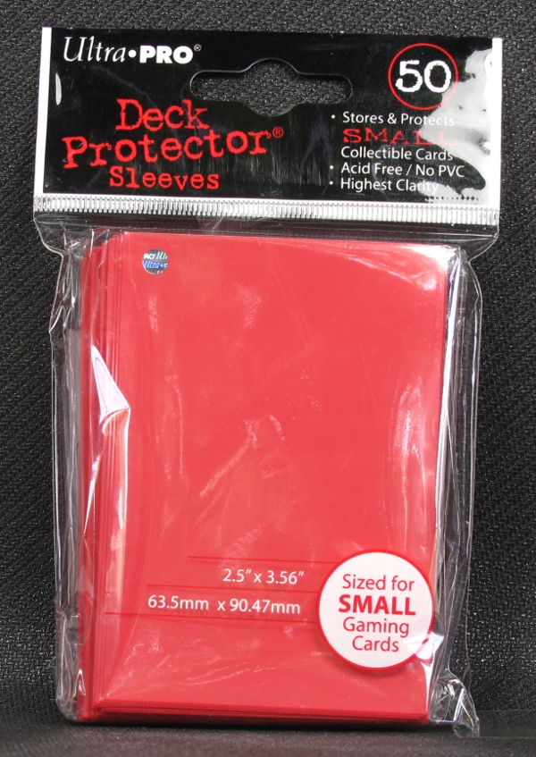 Ultra Pro - Small - Red - 60 Hüllen - Deck Protector Sleeves