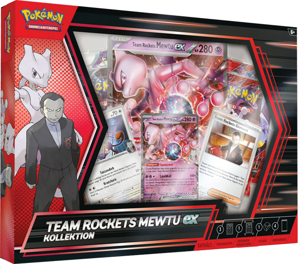 Pokemon Team Rockets Mewtu-EX Kollektion deutsch