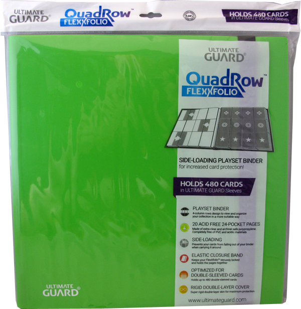 Ultimate Guard - 12er QuadRow Flexxfolio - Lightgreen