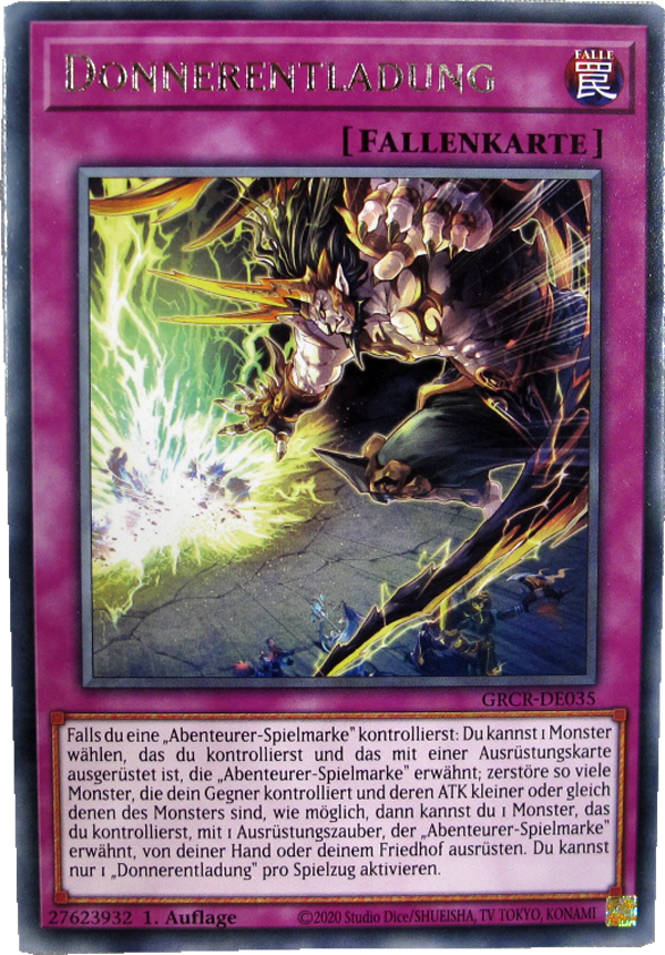 GRCR-DE035 Donnerentladung Rare deutsch