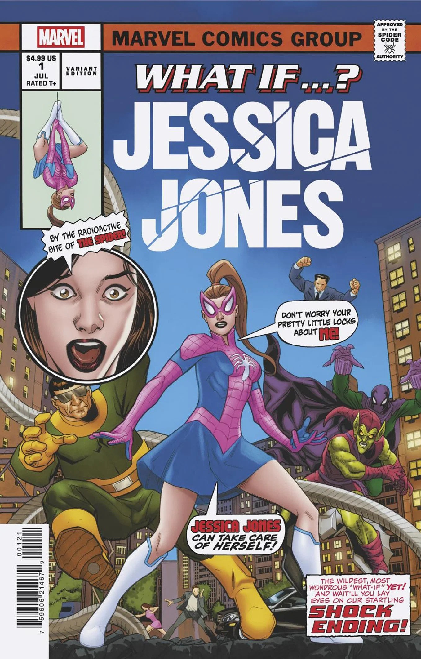 WHAT IF...? JESSICA JONES #1 DAVID MESSINA HOMAGE VARIANT