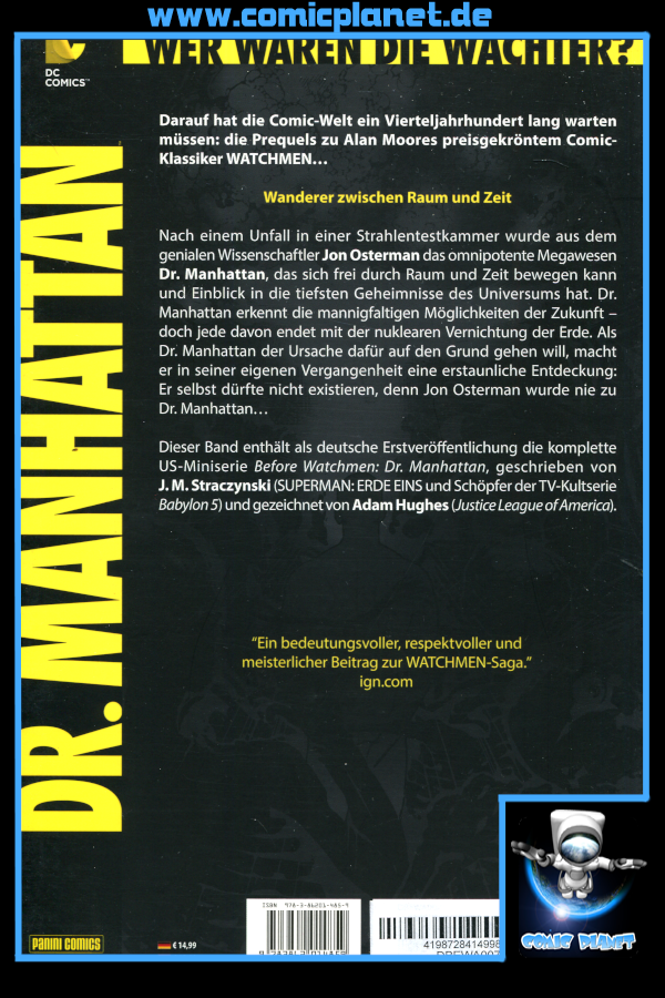 Before Watchmen: Dr. Manhatten