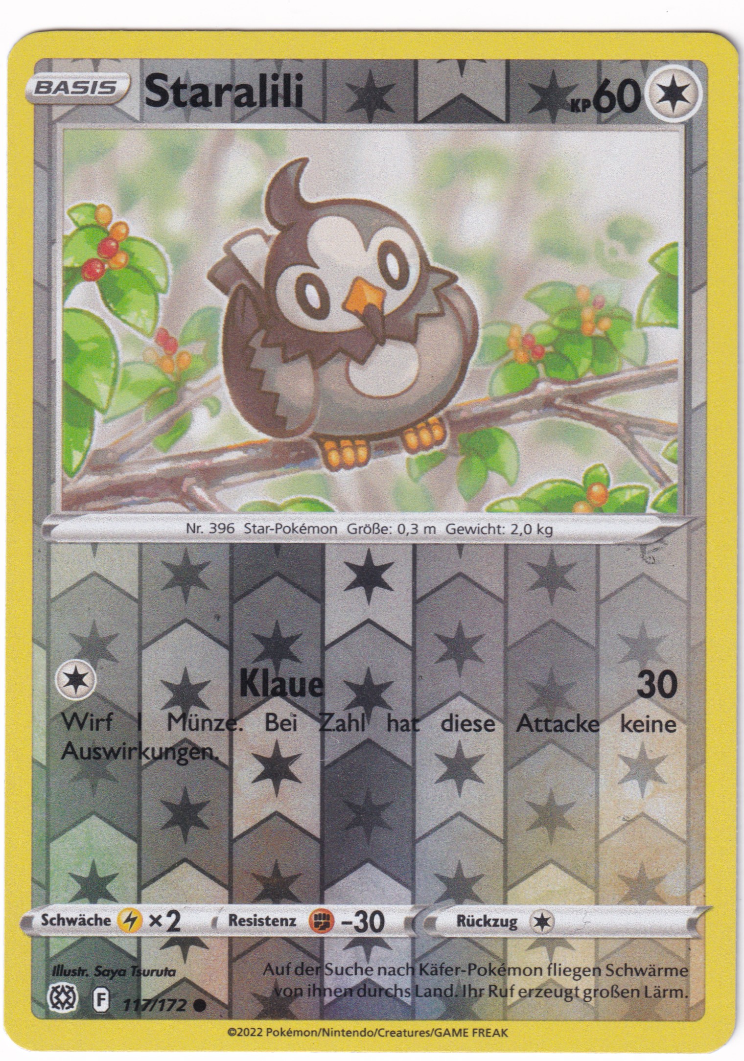 Staralili 117/172 Common Reverse Holo - Strahlende Sterne Deutsch