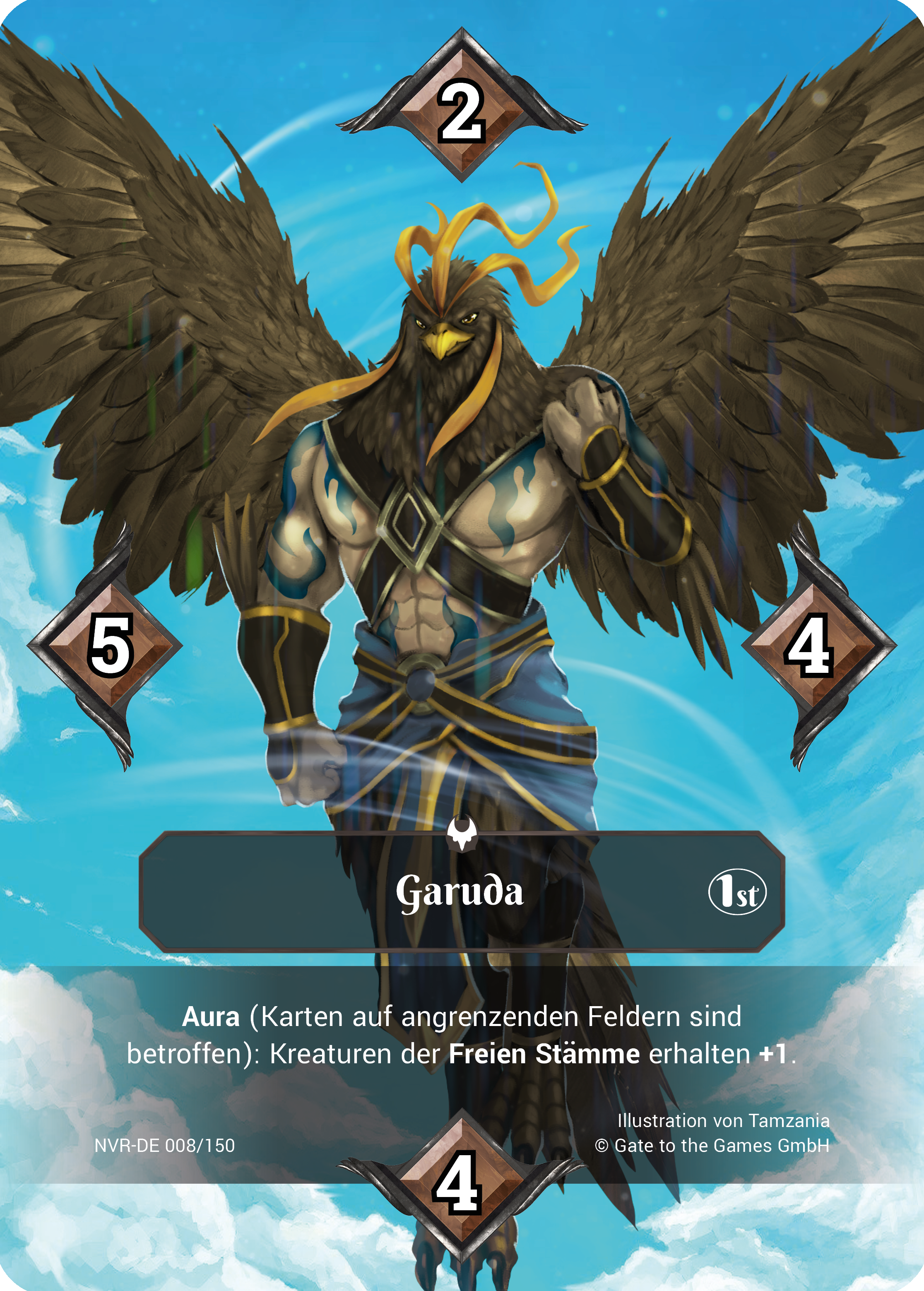Garuda 008/150 Common  - Alpha 1. Edition DE