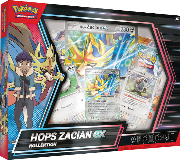 Pokemon Hops Zacian-EX Kollektion deutsch