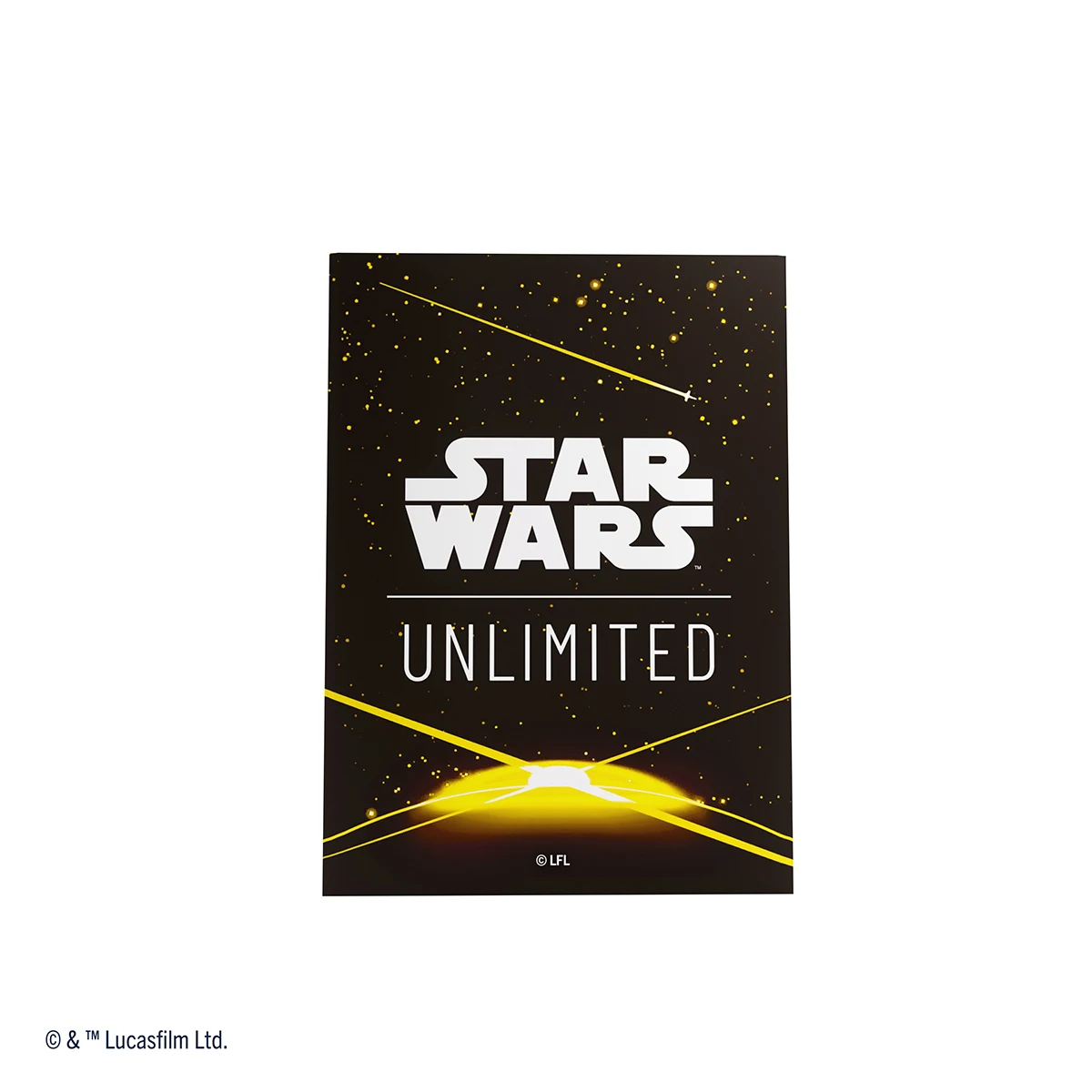 Gamegenic - Star Wars: Unlimited Premium Art Sleeves - Card Back Yellow