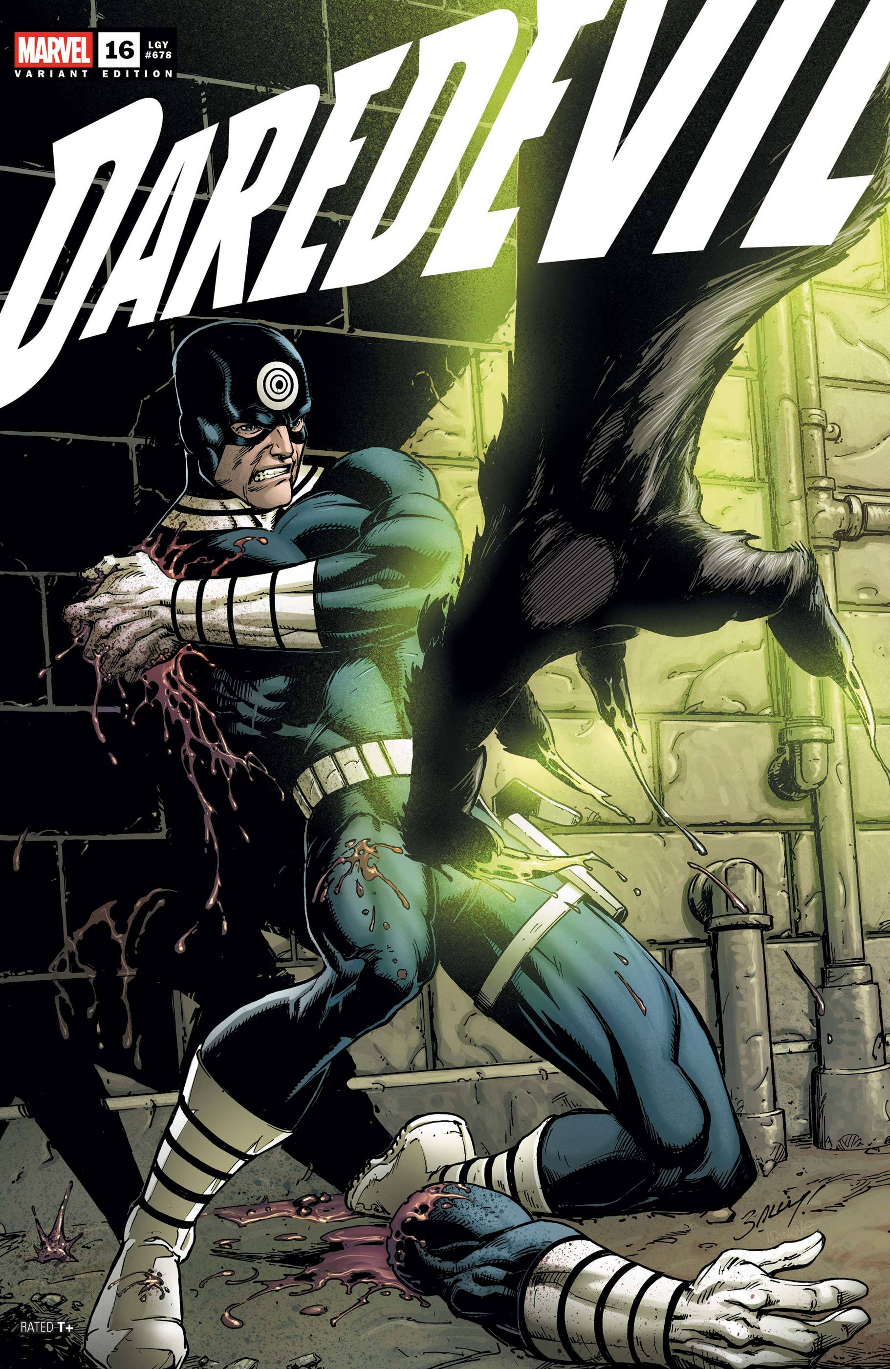 DAREDEVIL (2022) #16 MARK BAGLEY SPOILER VAR