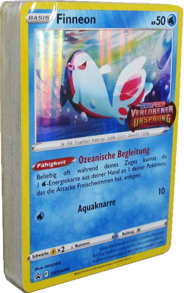 Pokemon Verlorener Ursprung B&B Stadion Box - Finneon Pre-Release Deck