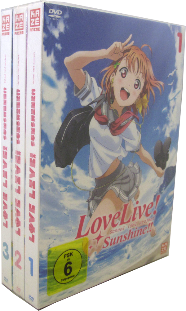 Love Live Sunshine School idol project Set 1-3 DVD