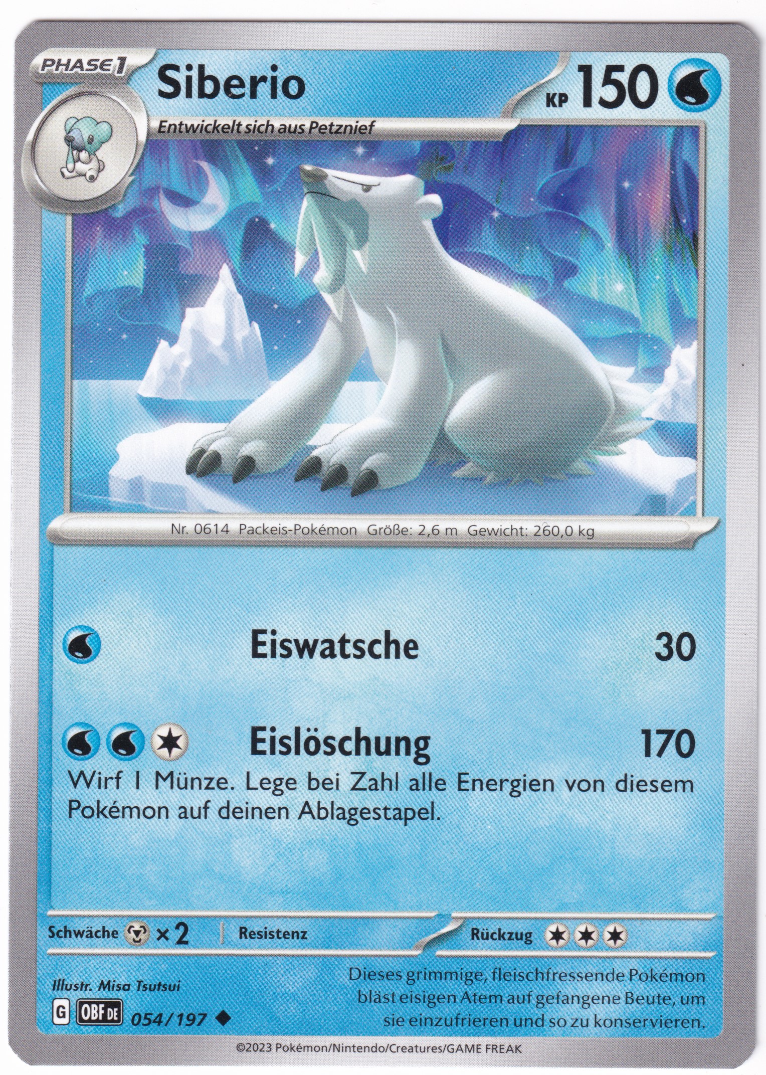 Siberio 054/197 Uncommon - Obsidian Flammen Deutsch