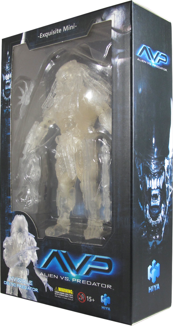 Action Figur - Aliens vs Predator - Exquisite Mini - Invisible Celtic Predator