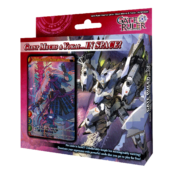 Gate Ruler Trading Card Game - Giant Mechs & Yokai in Space Starter Deck englisch