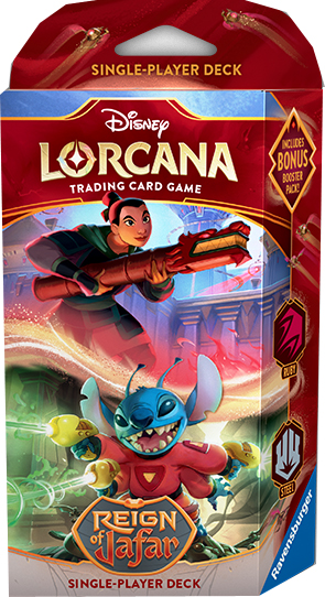 Disney Lorcana Reign of Jafar Starter Deck - Mulan & Stitch (Rubin & Stahl)) englisch