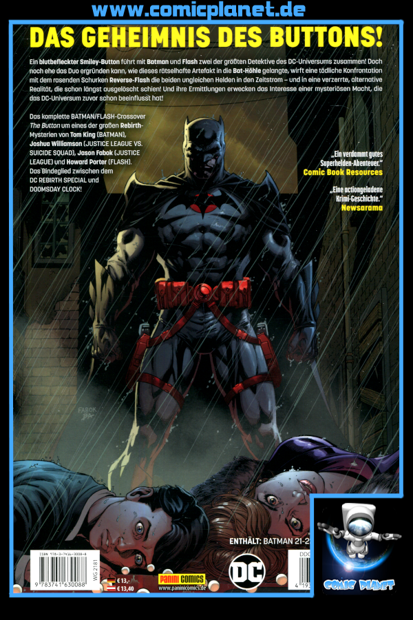 Batman/Flash: Der Button - Die Vorgeschichte zu Doomsday Clock