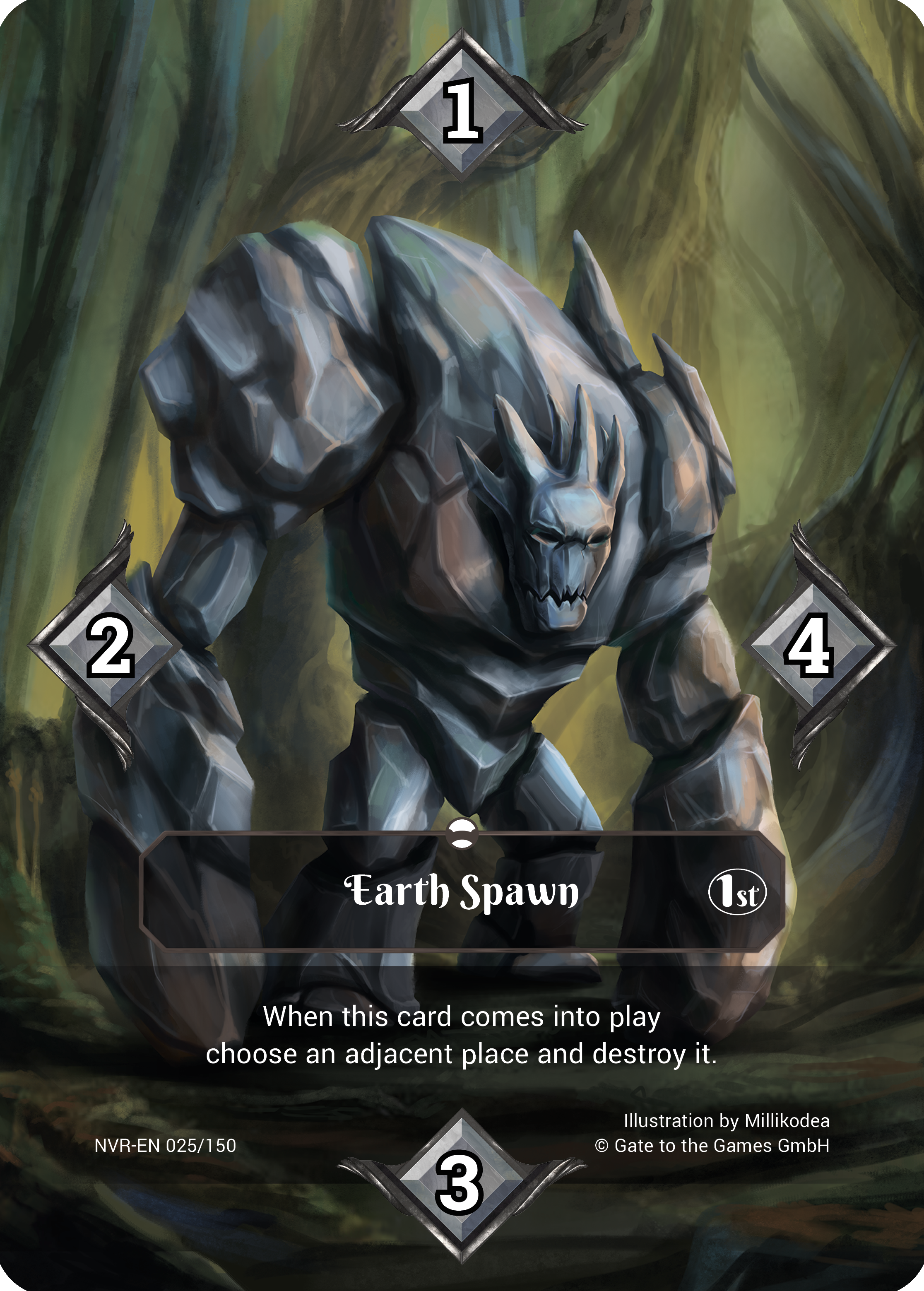 Earth Spawn 025/150 Common  - Alpha 1. Edition EN