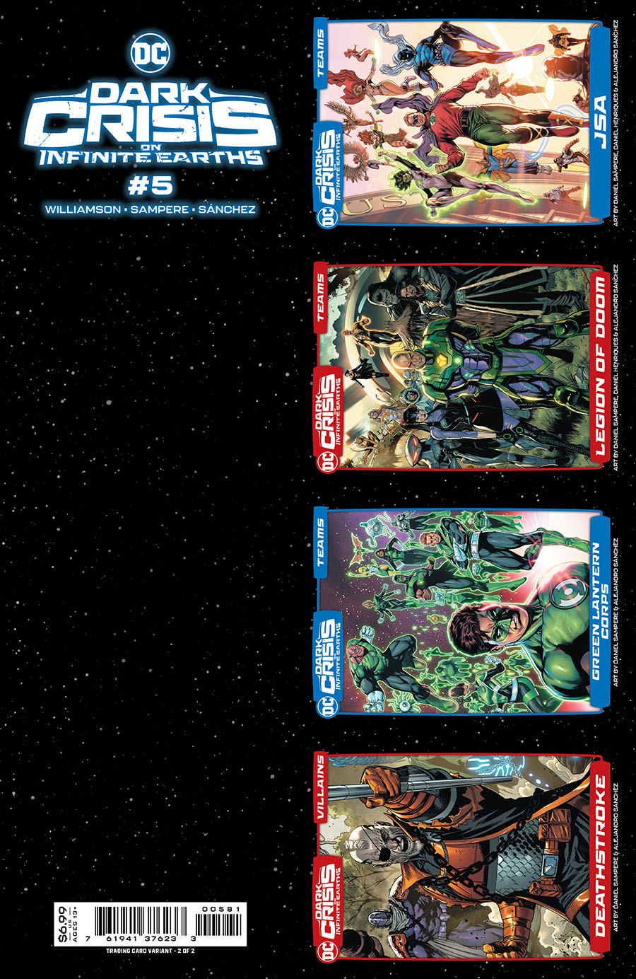 DARK CRISIS #5 (OF 7) Trading Card Variant 2 of 2