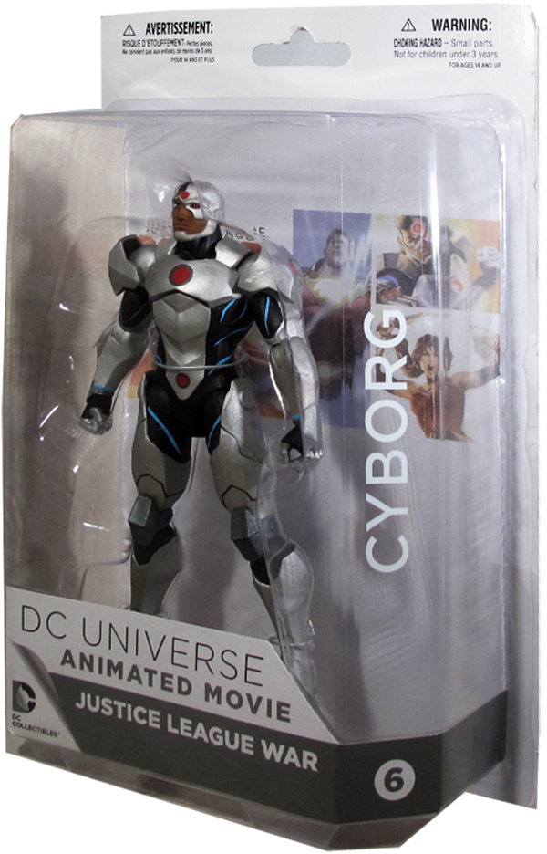 DC Universe Animated Movie - Justice League War - Cyborg - Action Figur