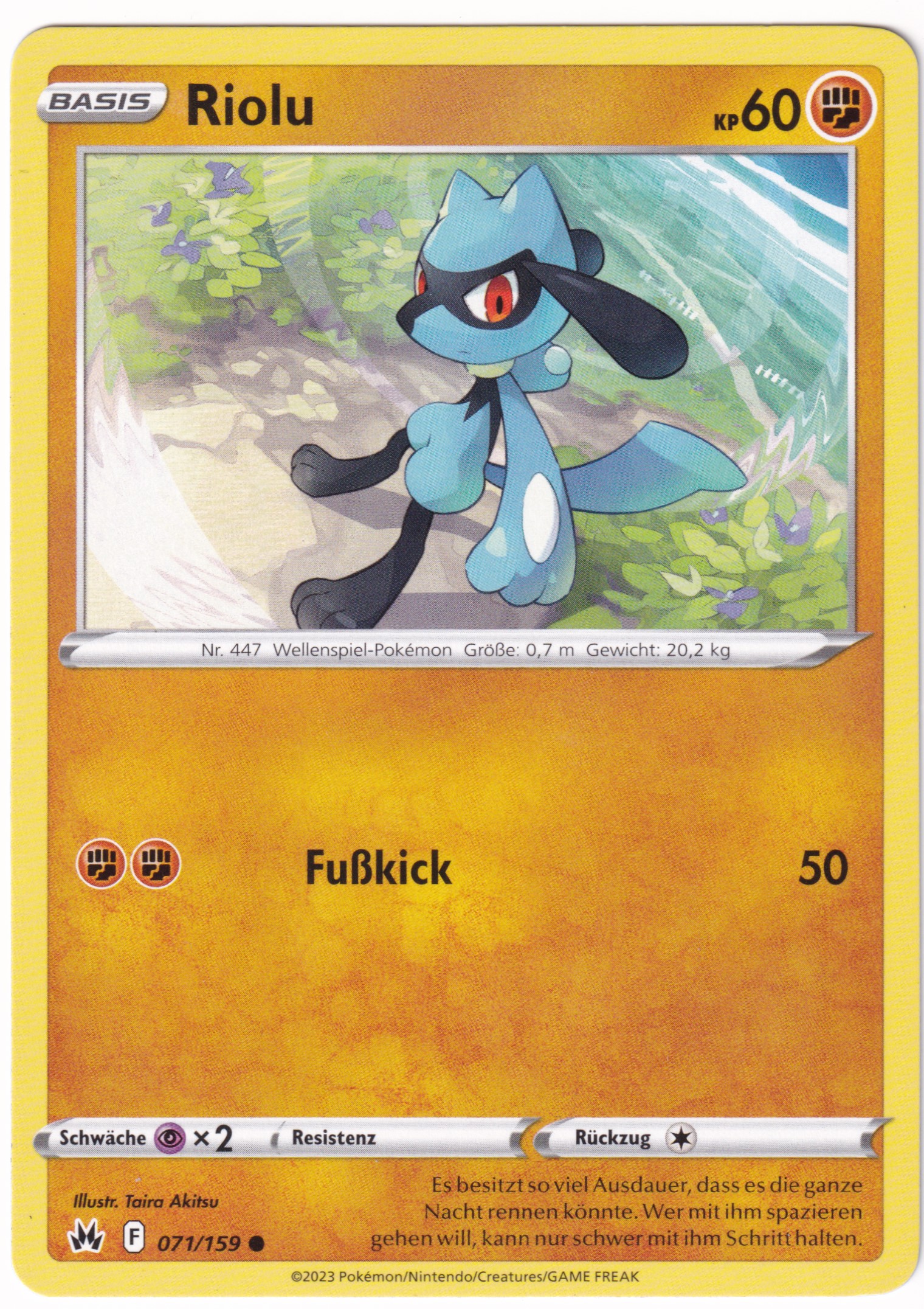 Riolu 071/159 Common - Zenit der Könige Deutsch