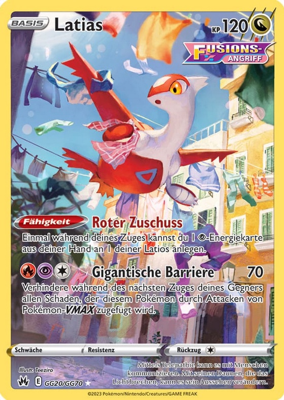 Latias GG20/GG70 Galar-Gallerie  - Zenit der Könige Deutsch