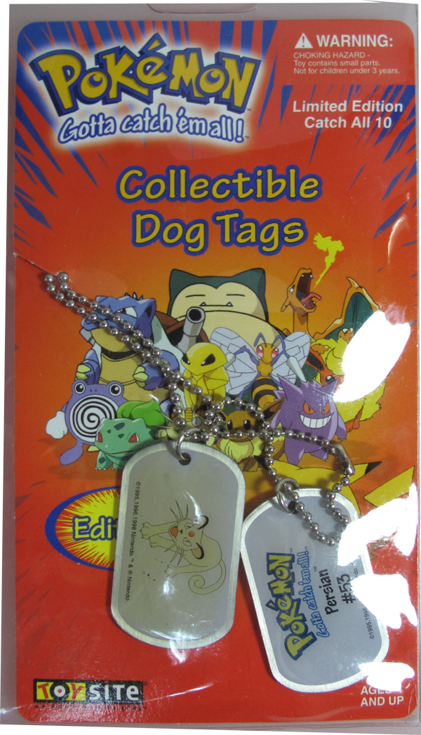 Pokemon Dog Tag Persian #53