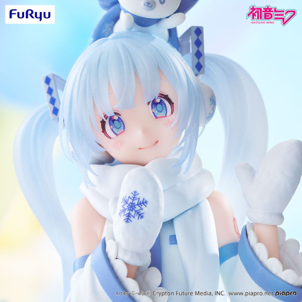 Figur - Hatsune Miku - Noodle Stopper Figure - Snow Miku (Sky Town 10th Ver.)